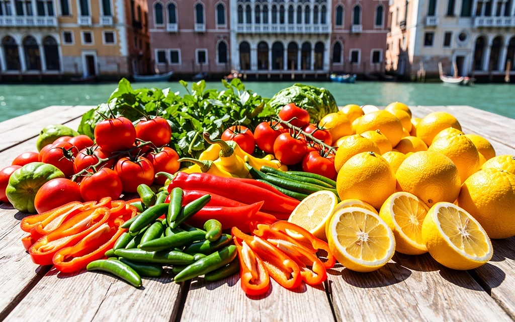 Fresh Mediterranean nutrition in Venice